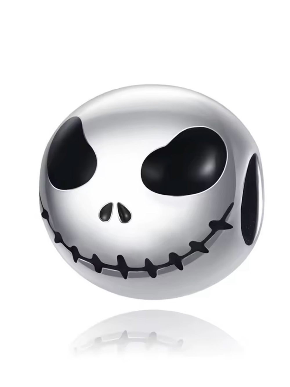 Spooky Skull Face Halloween Charm - Picture 10 of 10